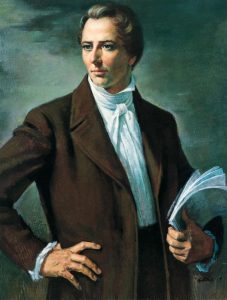 Maľba mormónskeho proroka Josepha Smitha